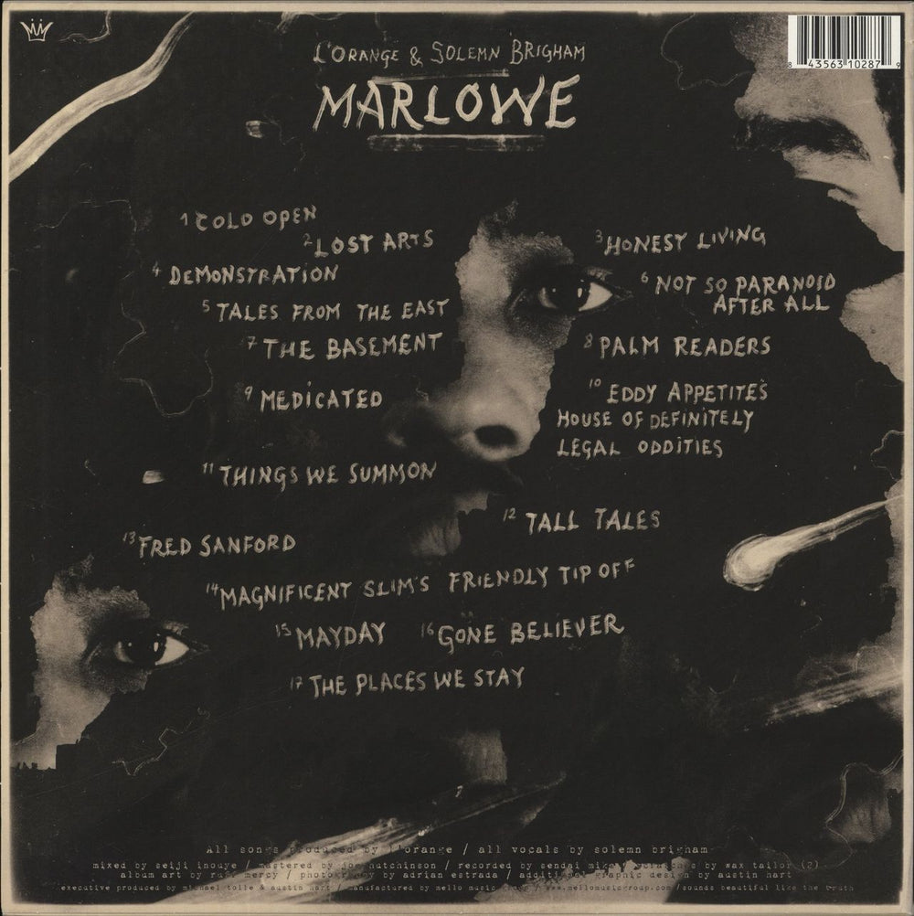 Marlowe Marlowe - White/Gold Splatter Vinyl US vinyl LP album (LP record) 843563102879