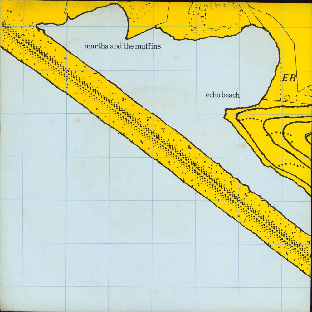 Martha & The Muffins Echo Beach + picture sleeve UK 7" vinyl single (7 inch record / 45) DIN9