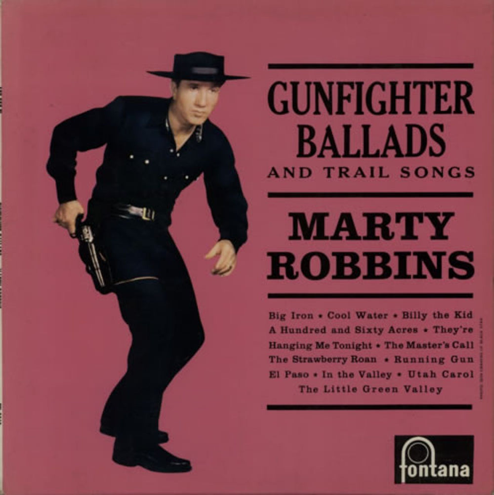 Marty Robbins Gunfighter Ballads And Trail Songs UK vinyl LP album (LP record) TFL5063