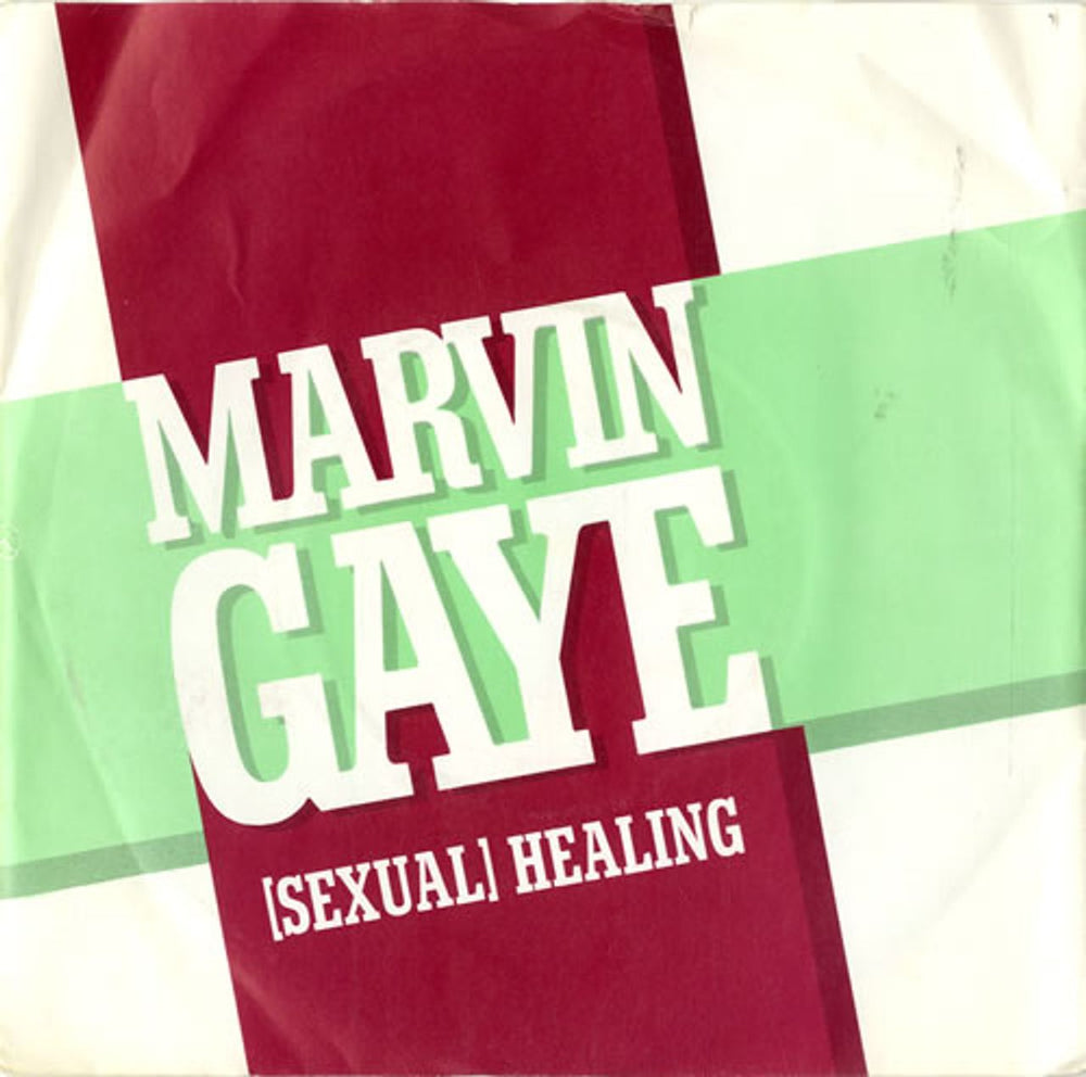 Marvin Gaye (Sexual) Healing - P/S UK 7" vinyl single (7 inch record / 45) CBSA2855