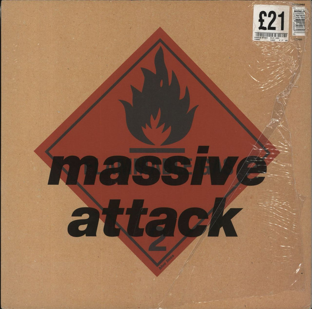 Massive Attack Blue Lines - 180 Gram Vinyl - Open Shrink Dutch vinyl LP album (LP record) 5700960