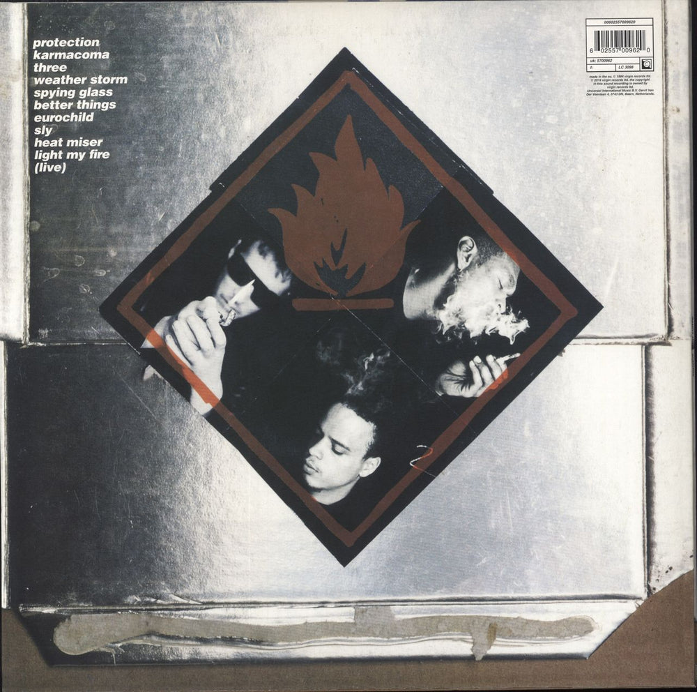 Massive Attack Protection - 180 Gram UK vinyl LP album (LP record) 602557009620