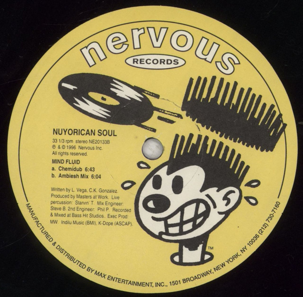 Masters At Work Mind Fluid US Promo 12" vinyl single (12 inch record / Maxi-single) MWK12MI856970