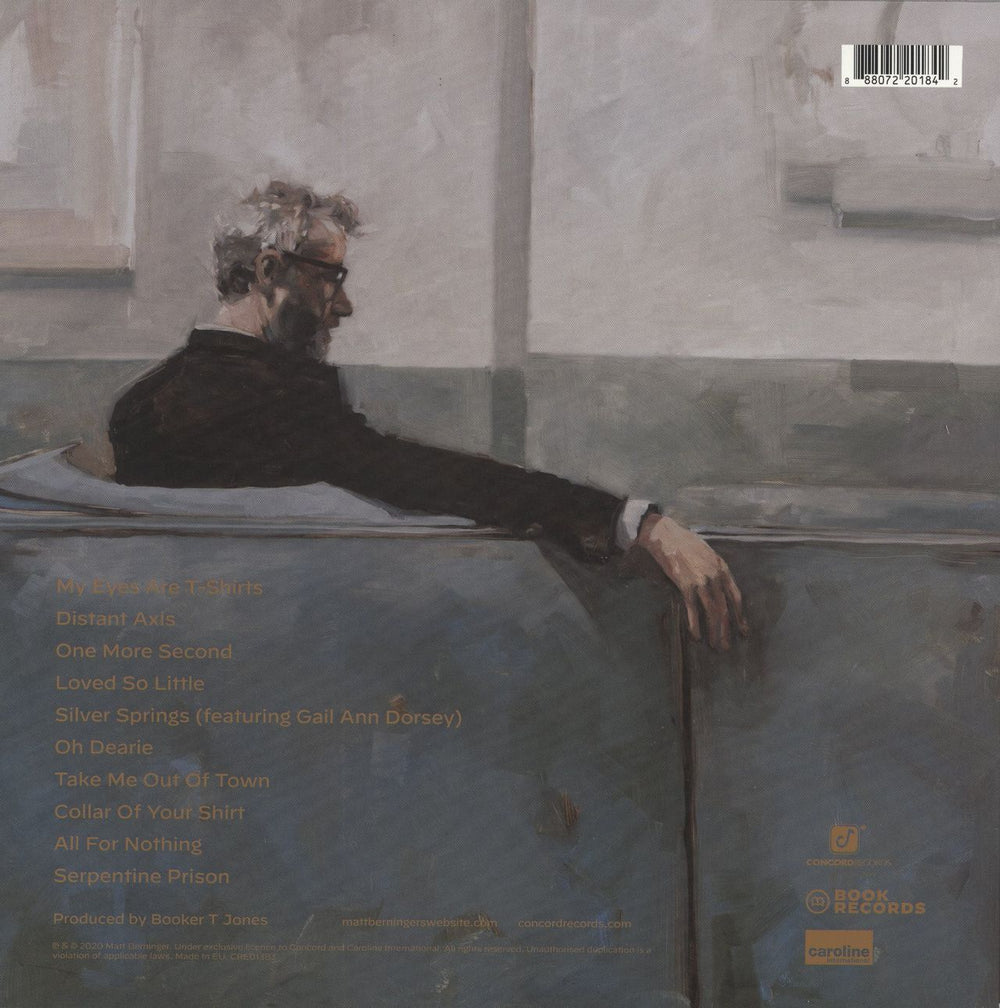 Matt Berninger Serpentine Prison - Blue Vinyl + Numbered Litho Print UK vinyl LP album (LP record) 888072201842