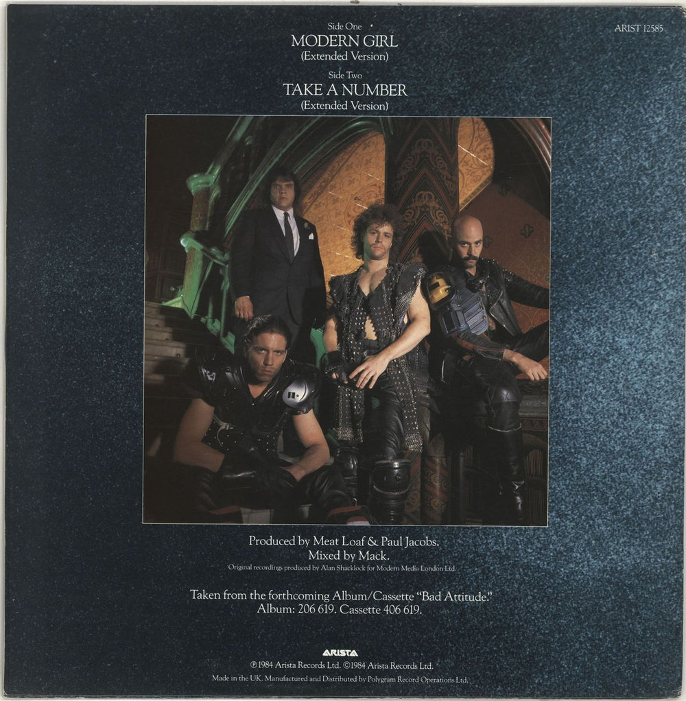 Meat Loaf Modern Girl UK 12" vinyl single (12 inch record / Maxi-single)