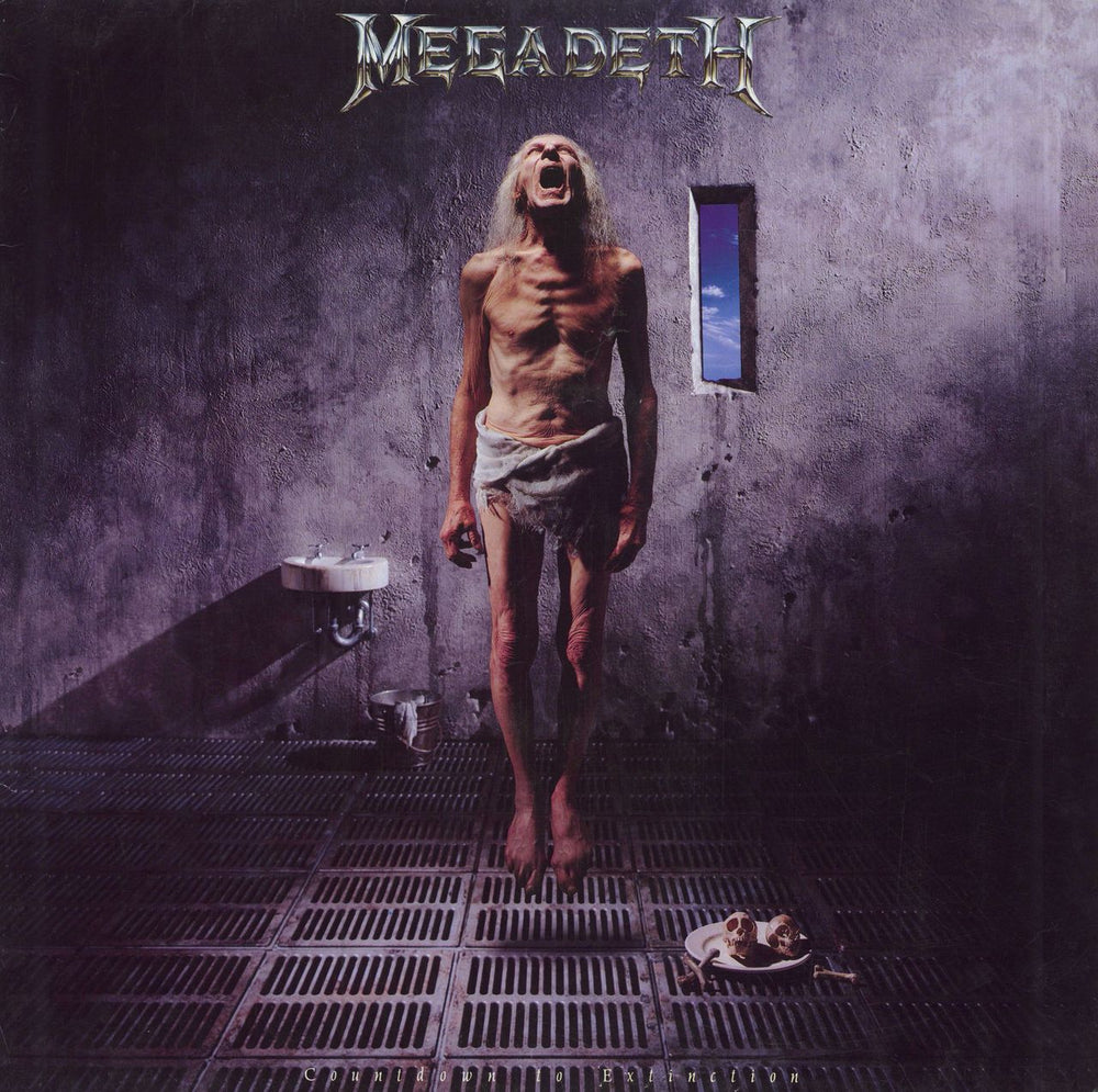 Megadeth Countdown To Extinction - EX UK vinyl LP album (LP record) ESTU2175