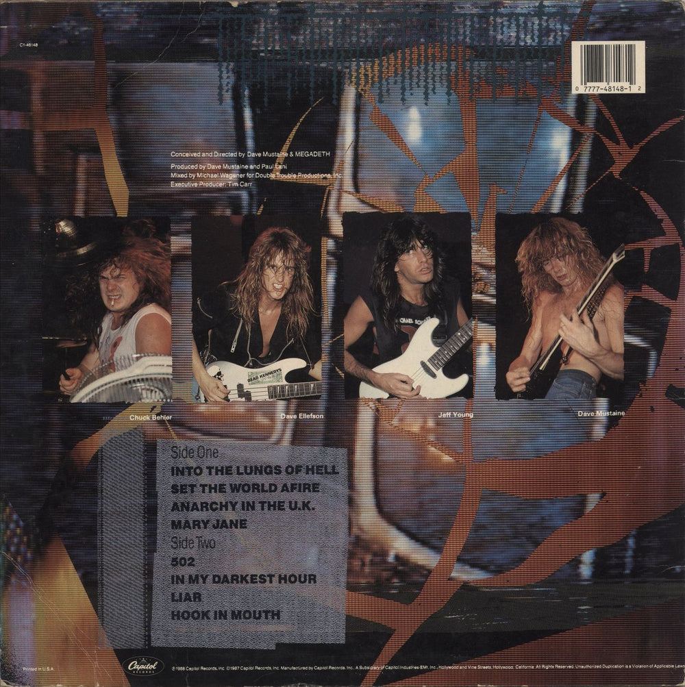 Megadeth So Far, So Good... So What! US vinyl LP album (LP record) 077774814812