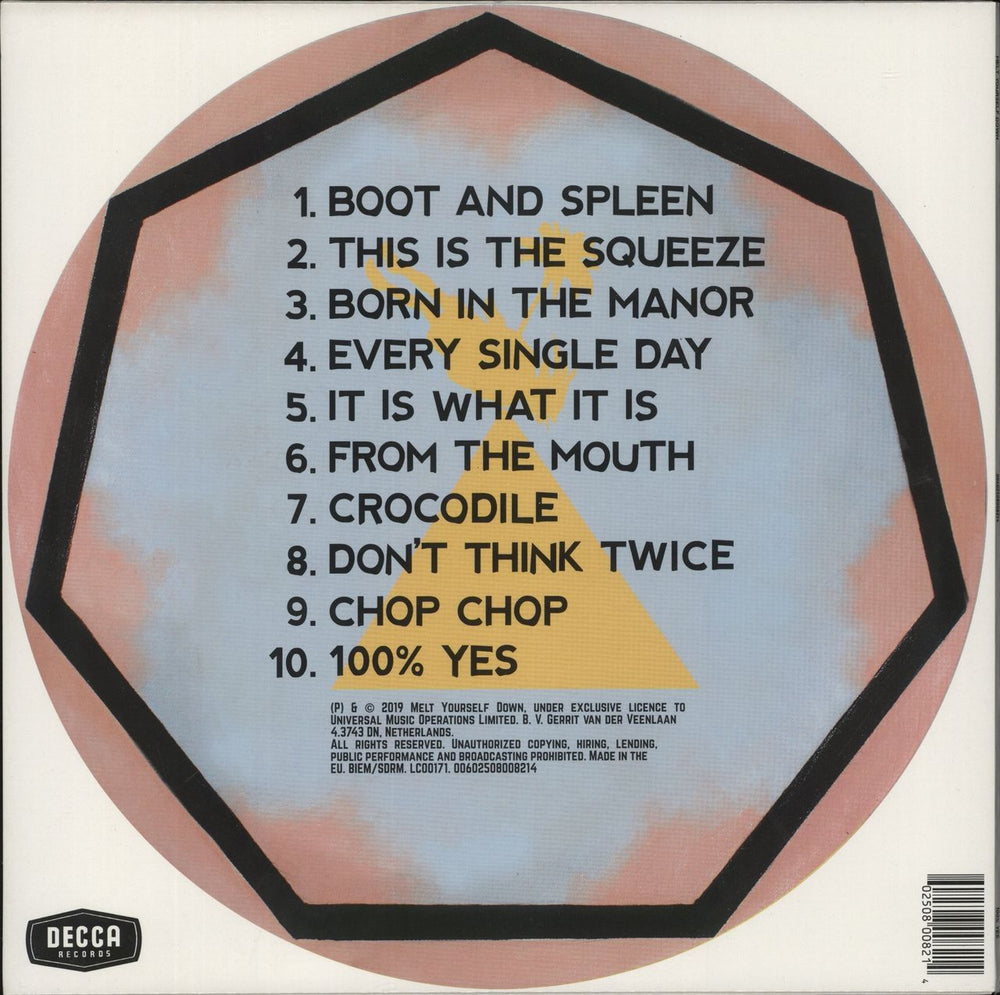 Melt Yourself Down 100% Yes - Gold Vinyl - Sealed UK vinyl LP album (LP record) 602508008214