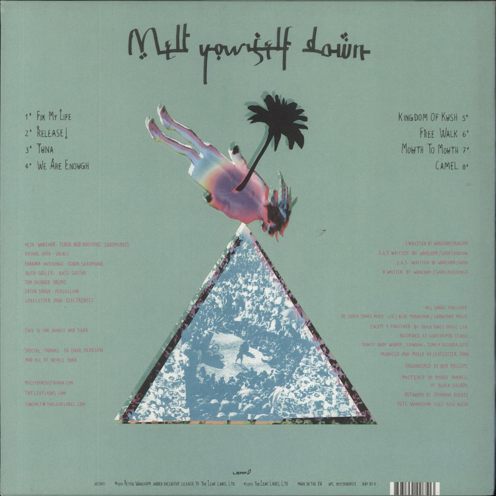 Melt Yourself Down Melt Yourself Down UK vinyl LP album (LP record) 843190008513