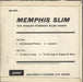 Memphis Slim The World's Foremost Blues Singer UK 7" vinyl single (7 inch record / 45)