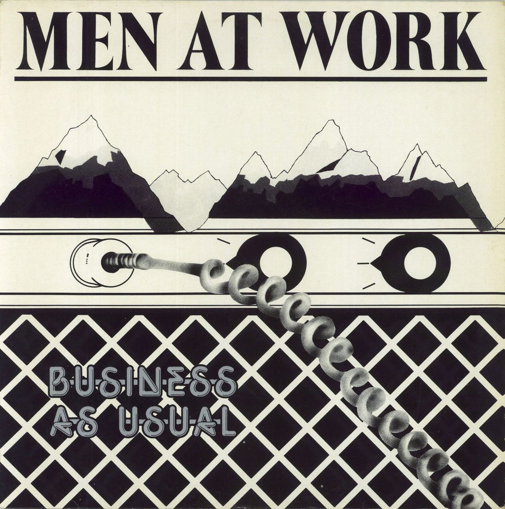 Men At Work Business As Usual Dutch vinyl LP album (LP record) 85423