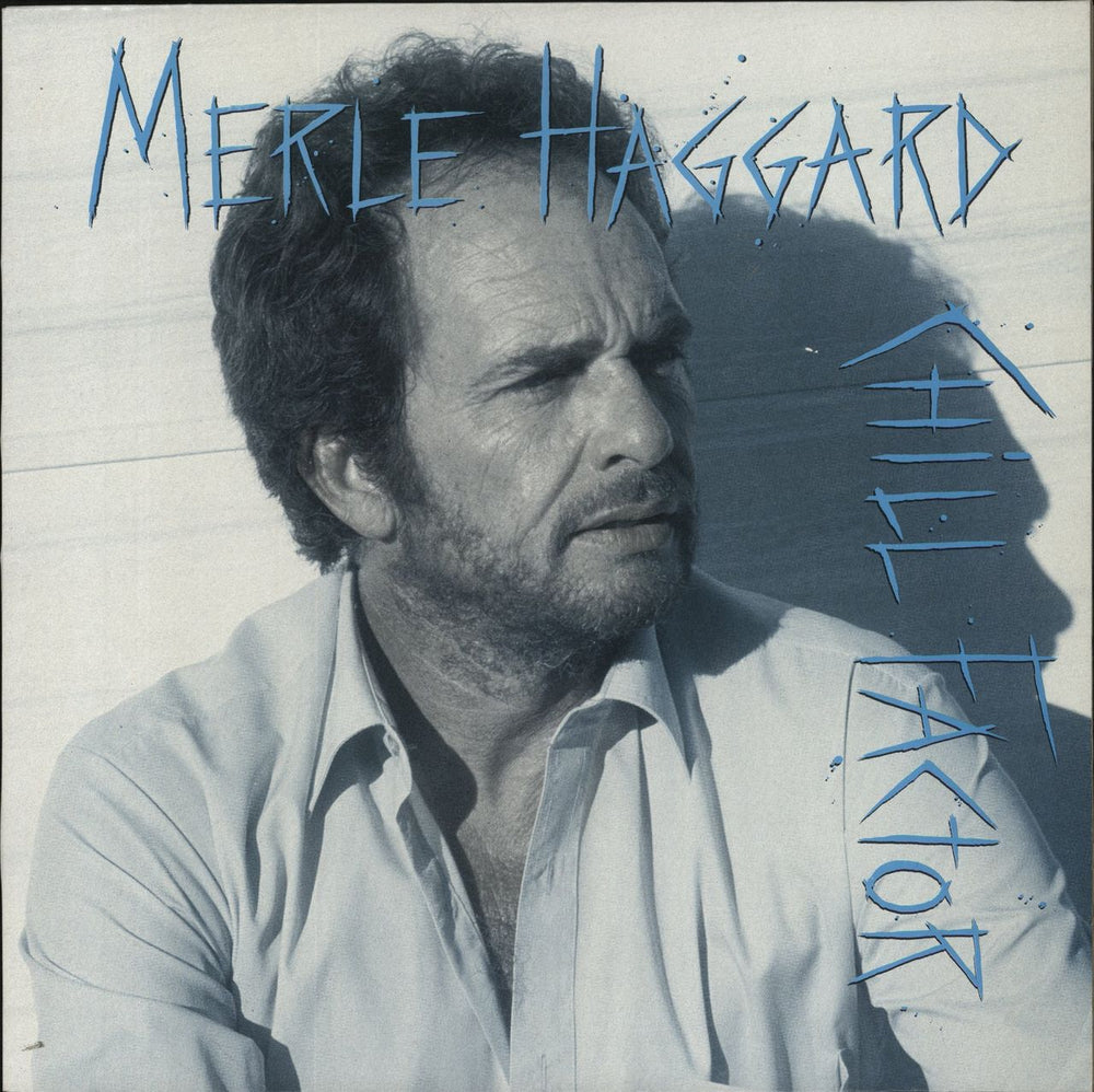 Merle Haggard Chill Factor UK vinyl LP album (LP record) 460783 1