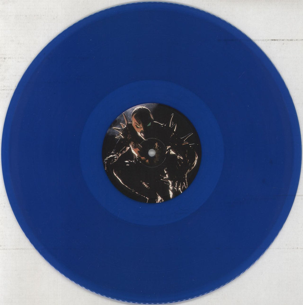 Metallica Spawn The Album - Numbered - Blue Vinyl UK 2-LP vinyl record set (Double LP Album) MET2LSP860914