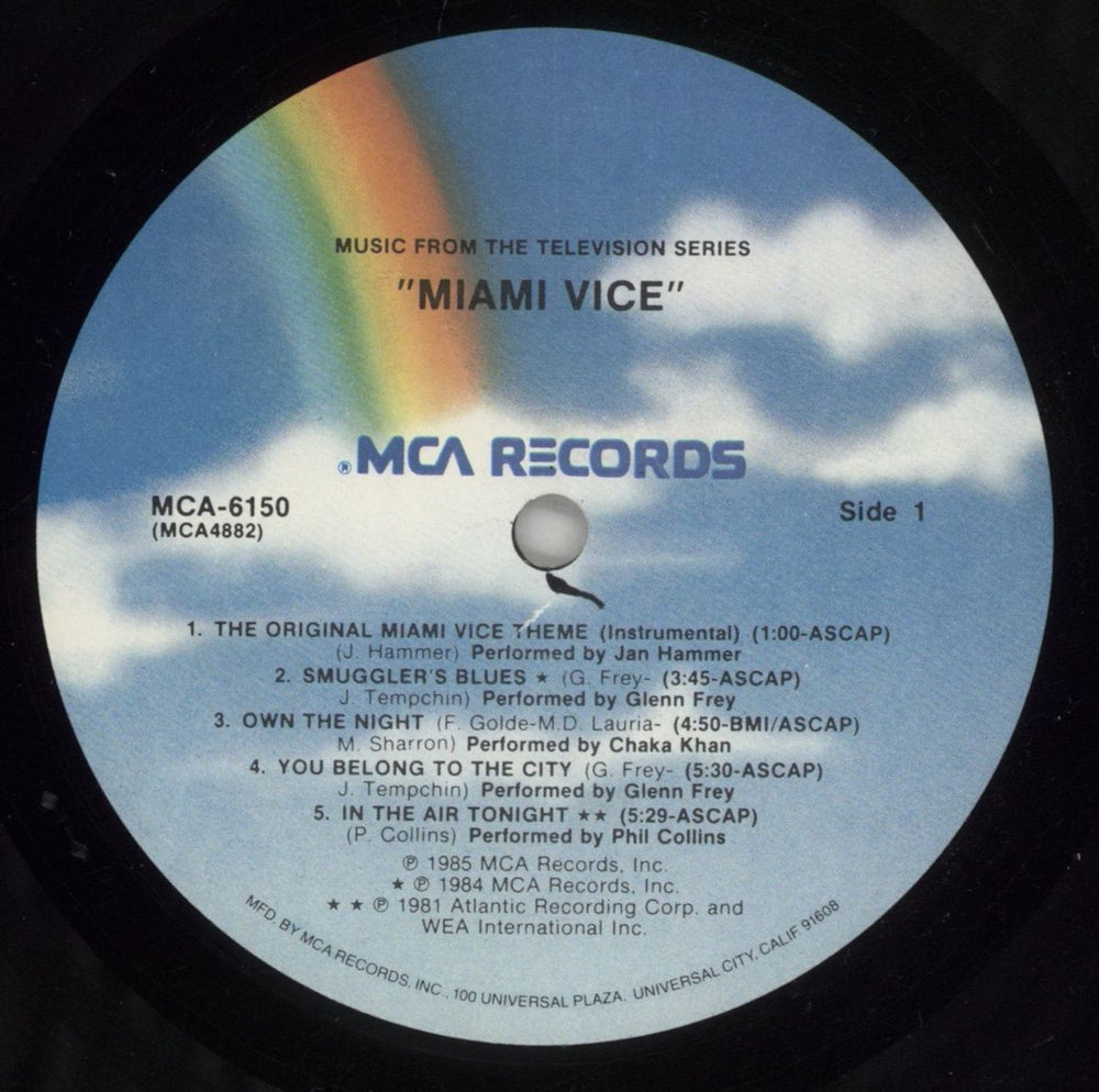 Miami Vice Miami Vice - EX US vinyl LP album (LP record) MIVLPMI750170