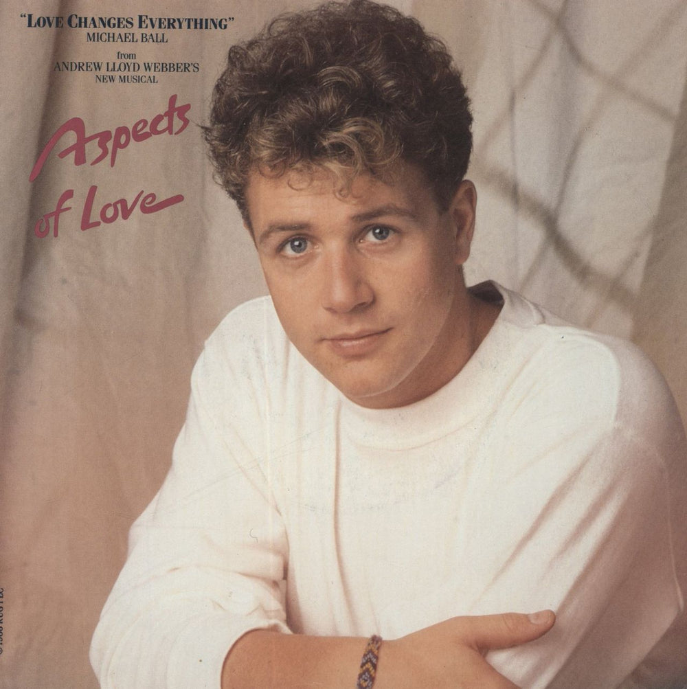 Michael Ball Love Changes Everything UK 7" vinyl single (7 inch record / 45) RUR3