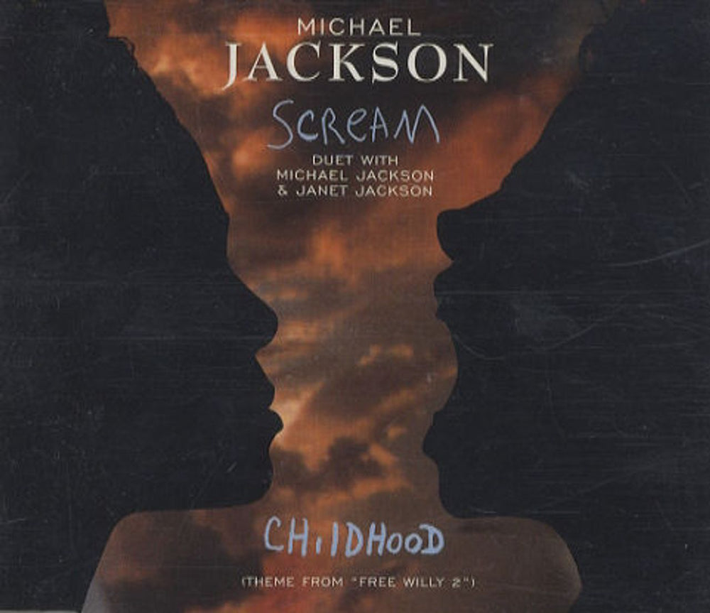 Michael Jackson Scream - Black Sleeve UK CD single (CD5 / 5") 662022-2