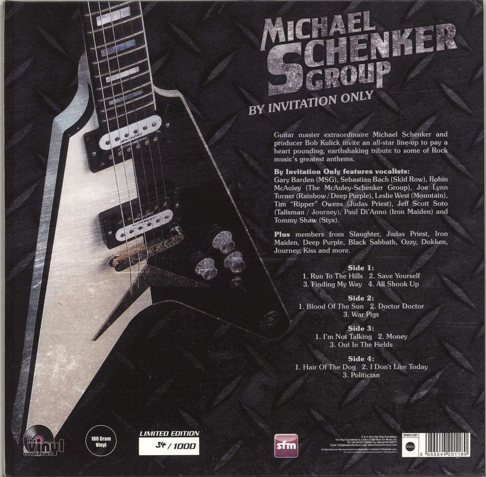 Michael Schenker Group By Invitation Only UK 2-LP vinyl record set (Double LP Album) 5055544201180