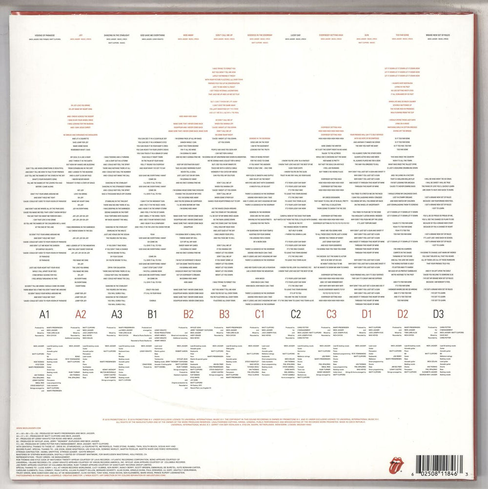 Mick Jagger Goddess In The Doorway - Half-Speed Mastered - Sealed UK 2-LP vinyl record set (Double LP Album) 602508118463