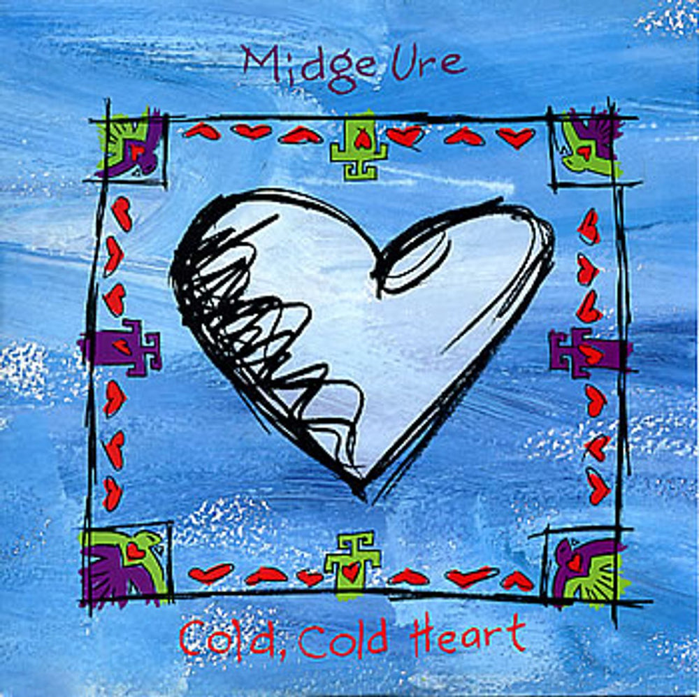 Midge Ure Cold Cold Heart UK 7" vinyl single (7 inch record / 45) 114555