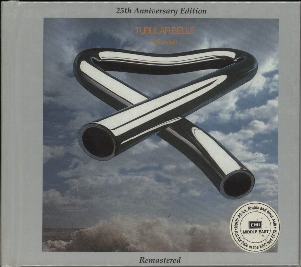 Mike Oldfield Tubular Bells - Middle East Stickered UK CD album (CDLP) CDVX2001