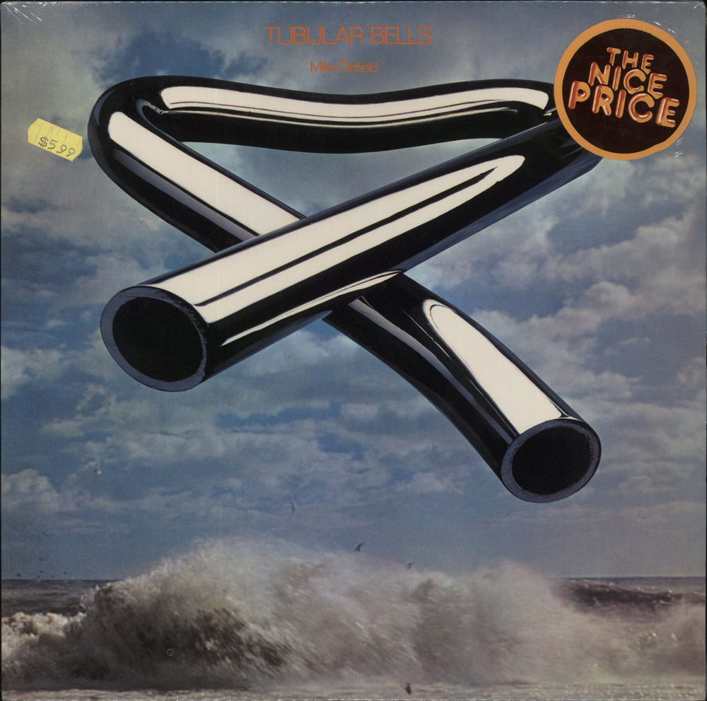 Mike Oldfield Tubular Bells - shrink US vinyl LP album (LP record) PE34116