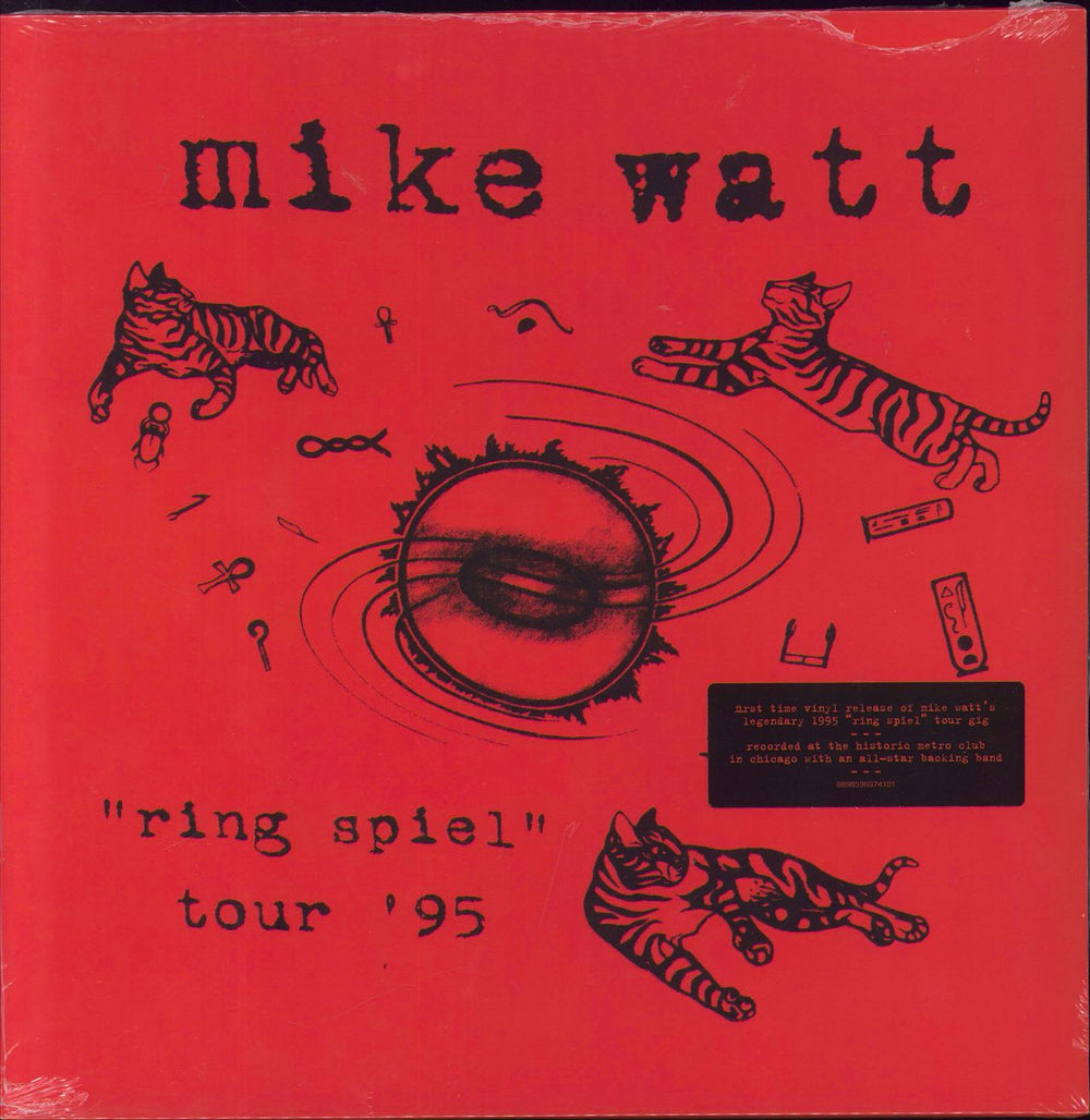 Mike Watt "Ring Spiel" Tour '95 - Sealed UK 2-LP vinyl record set (Double LP Album) 88985369741