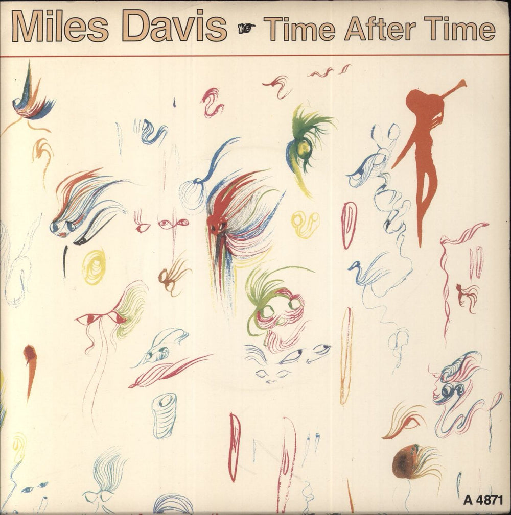 Miles Davis Time After Time UK 7" vinyl single (7 inch record / 45) A4871