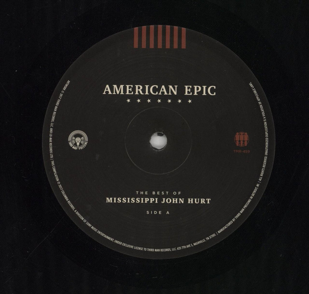 Mississippi John Hurt American Epic: The Best Of Mississippi John Hurt US vinyl LP album (LP record) ME1LPAM850644