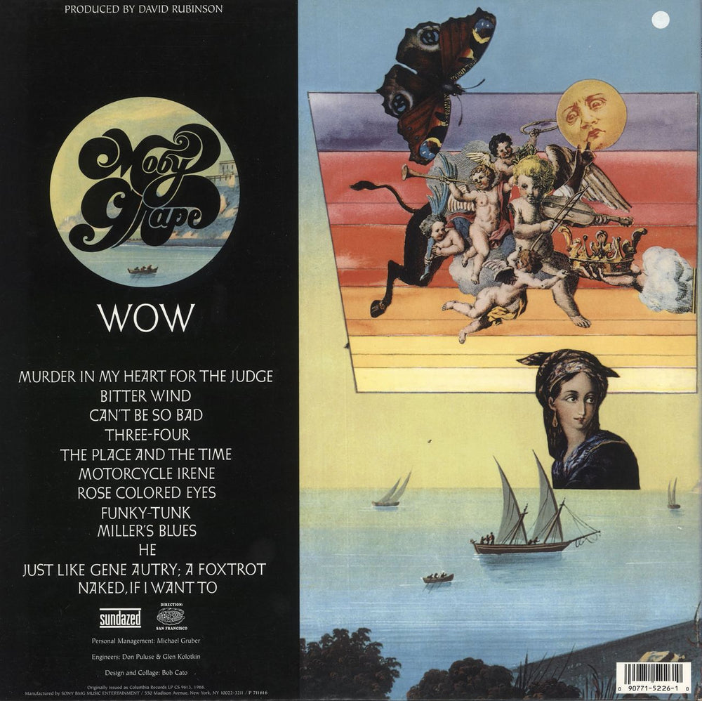 Moby Grape Wow US vinyl LP album (LP record) 090771522610