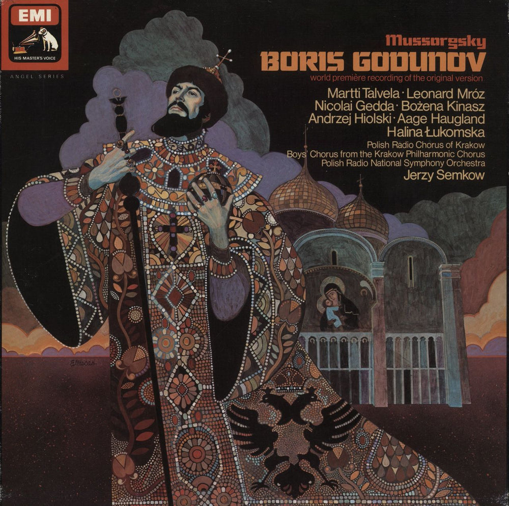 Modest Petrovich Mussorgsky Boris Godunov - Quad UK Vinyl Box Set SLS1000