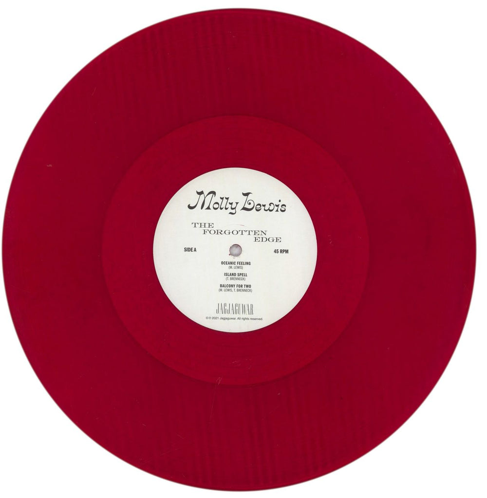 MOLLY LEWIS The Forgotten Edge - Red Vinyl US 12" vinyl single (12 inch record / Maxi-single) 7Z212TH842325