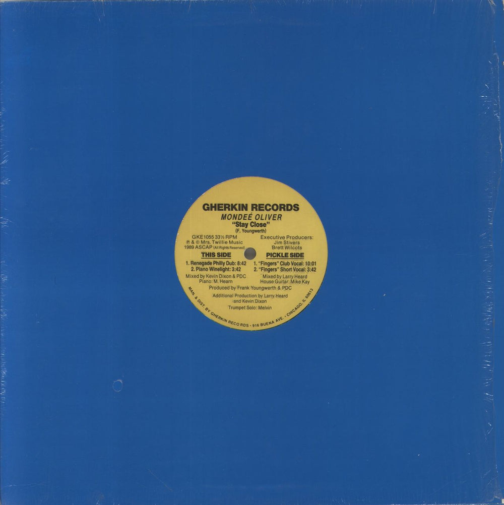 Mondeé Oliver Stay Close US 12" vinyl single (12 inch record / Maxi-single) GKE1055