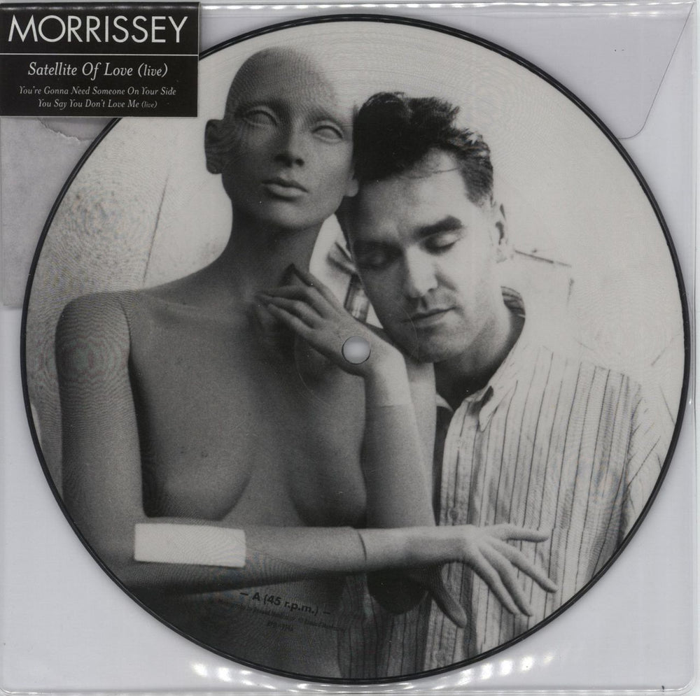 Morrissey Satellite Of Love - Live UK 7" vinyl picture disc (7 inch picture disc single) RPD69148