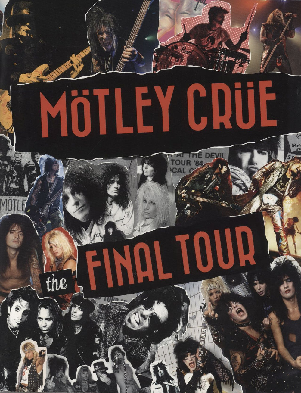 Motley Crue The Final Tour + Ticket Stub UK tour programme TOUR PROGRAMME