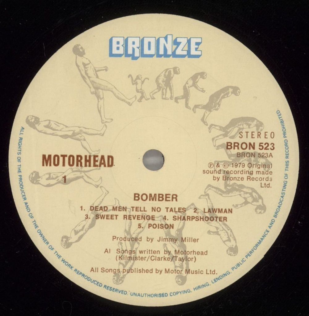 Motorhead Bomber - EX UK vinyl LP album (LP record) MOTLPBO666425