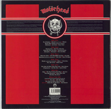 Motorhead The Best Of Motorhead UK 3-LP vinyl record set (Triple LP Album) MOT3LTH509259