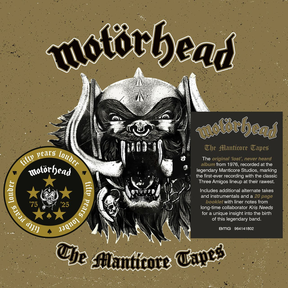 Motorhead The Manticore Tapes - Sealed UK CD album (CDLP) MOTCDTH868048