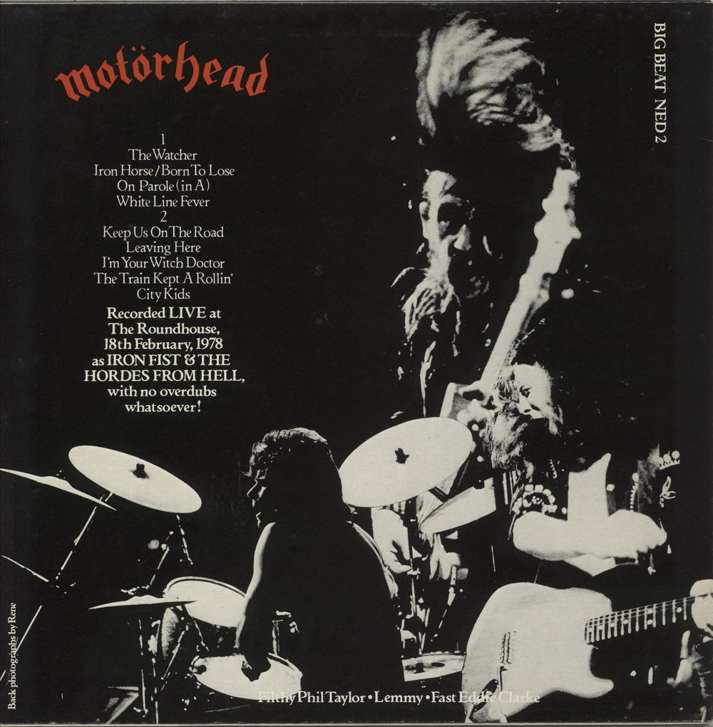 Motorhead What's Words Worth? UK vinyl LP album (LP record)