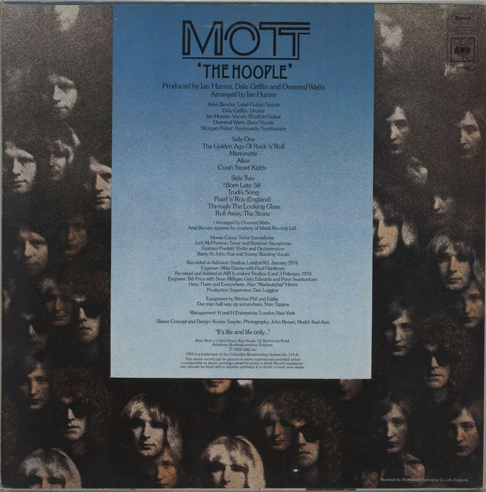 Mott The Hoople The Hoople - EX UK vinyl LP album (LP record) MHOLPTH662399