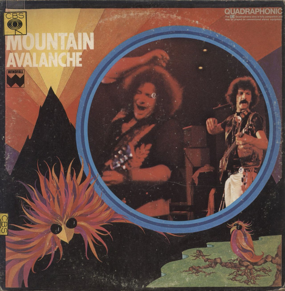 Mountain Avalanche - Quadraphonic - VG US vinyl LP album (LP record) CQ33088