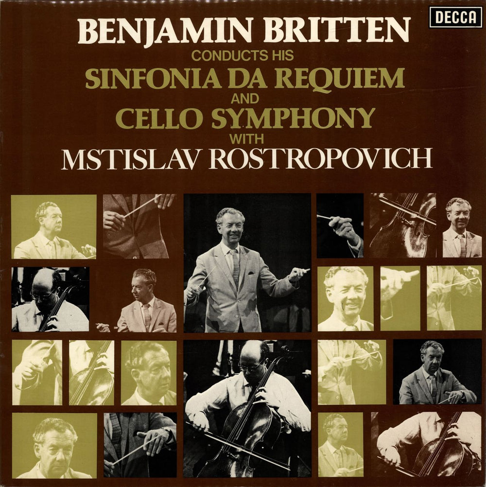 Mstislav Rostropovich Britten: Sinfonia Da Requiem/ Cello Symphony UK vinyl LP album (LP record) SXL6641