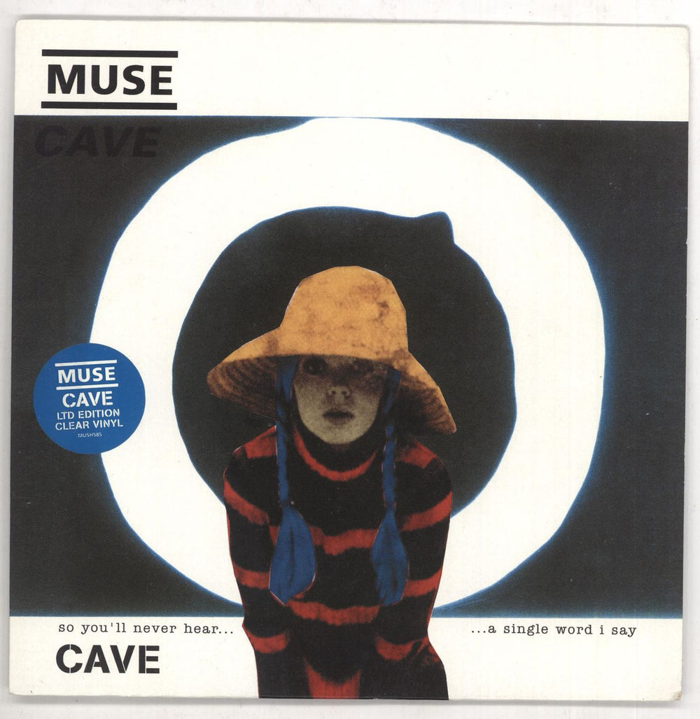 Muse Cave - Clear Vinyl UK 7" vinyl single (7 inch record / 45) MUSH58S