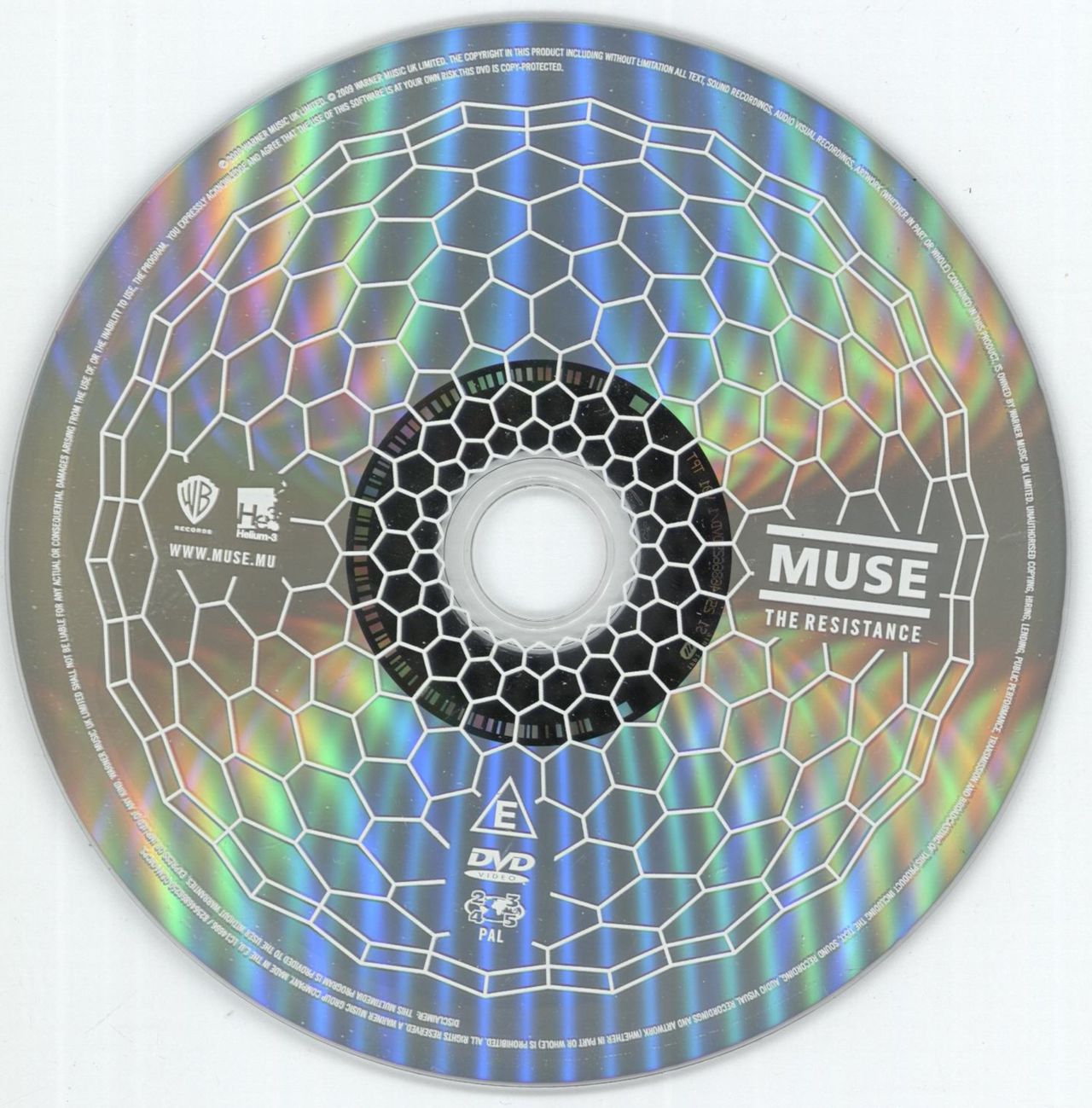 Muse The Resistance UK 2-disc CD/DVD set USE2DTH480369