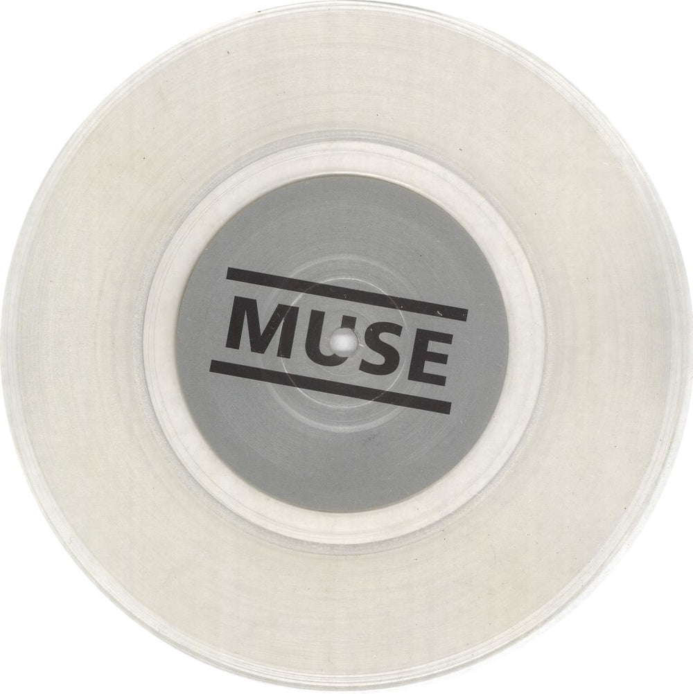 Muse Unintended - Clear Vinyl UK 7" vinyl single (7 inch record / 45) USE07UN695125