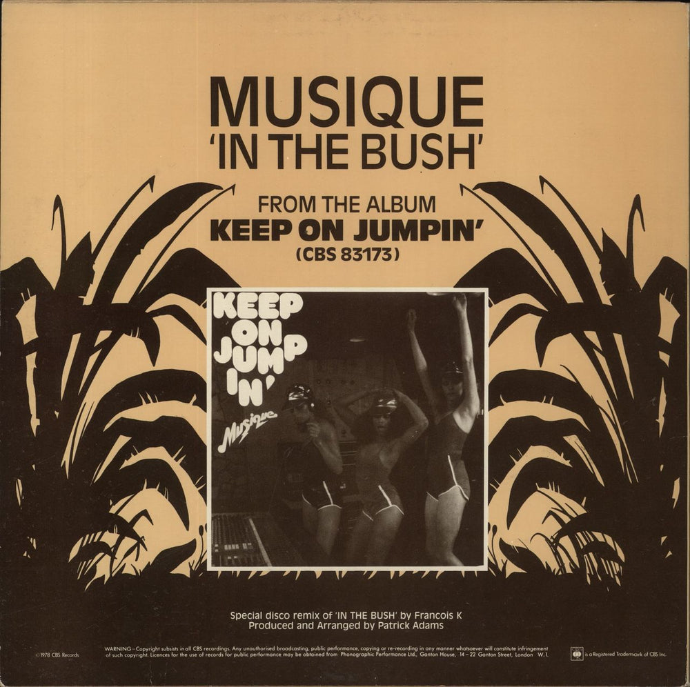 Musique In The Bush UK 12" vinyl single (12 inch record / Maxi-single)