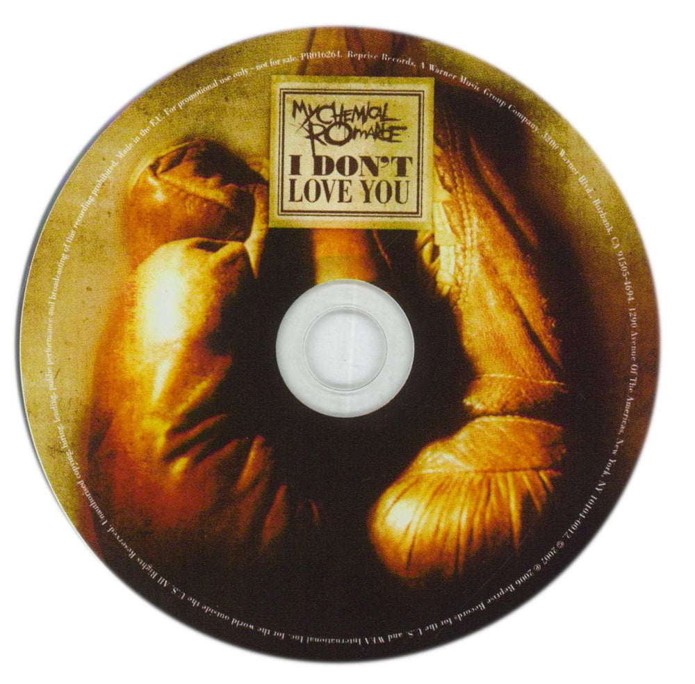 My Chemical Romance I Don't Love You UK Promo CD single (CD5 / 5") MAPC5ID397639