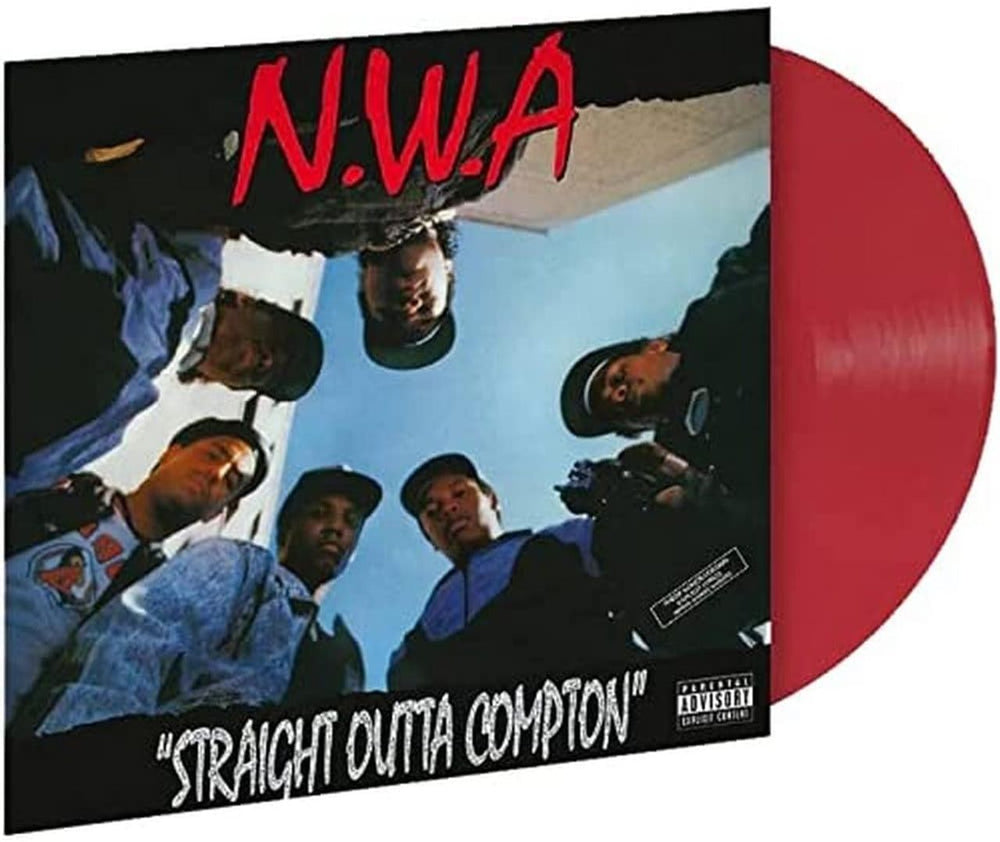 N.W.A. Straight Outta Compton - Red Vinyl - Sealed US vinyl LP album (LP record) B0019004-01