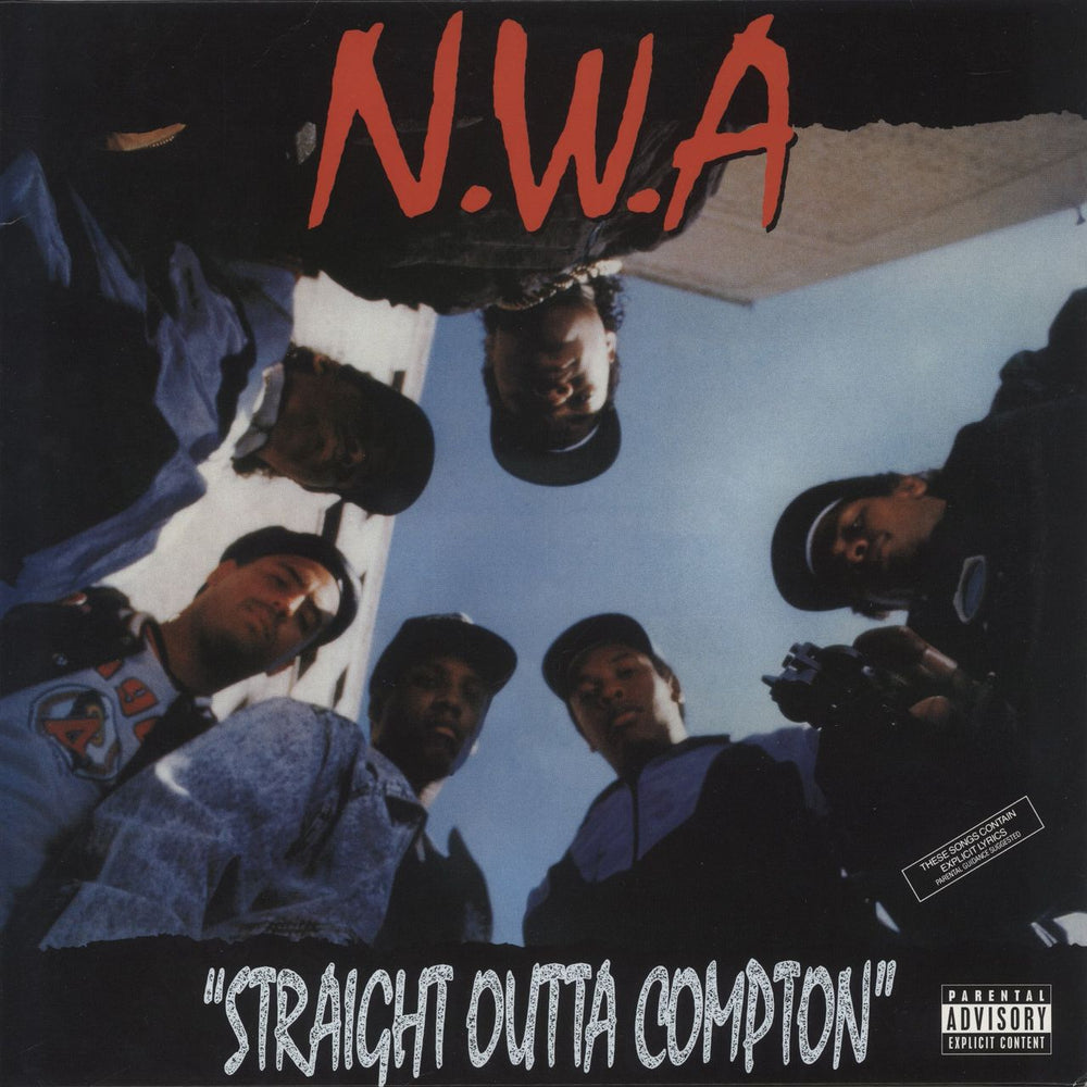 N.W.A. Straight Outta Compton - Red Vinyl UK vinyl LP album (LP record) 0600753469958
