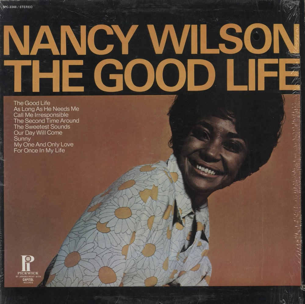 Nancy Wilson (Jazz) The Good Life US vinyl LP album (LP record) SPC3348