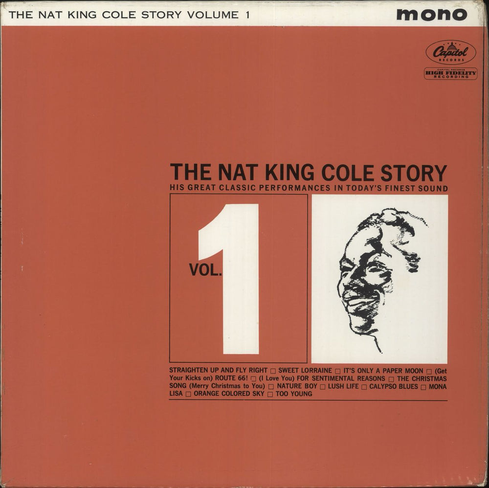 Nat King Cole The Nat King Cole Story - Volume 1 UK vinyl LP album (LP record) W1 1613